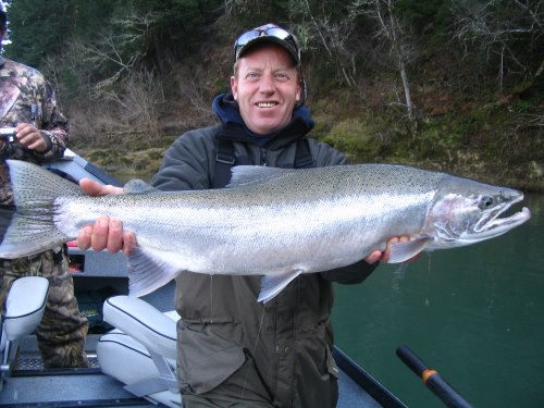 Winter Steelhead Fishing On the Salmon River - On The Water