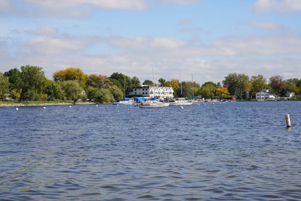 13 Best Walleye Fishing Spots In Wisconsin Best Fishing In America   Wisconsin Green Lake Boats Samael1986 Depositphotos 1024x683 